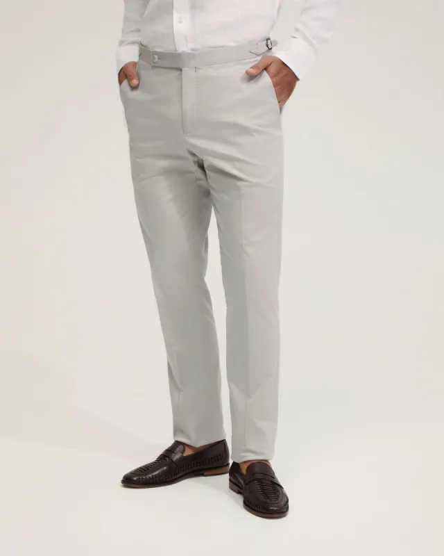 Byron Cotton Stretch Cuffed Trousers sold by Oxford Shop