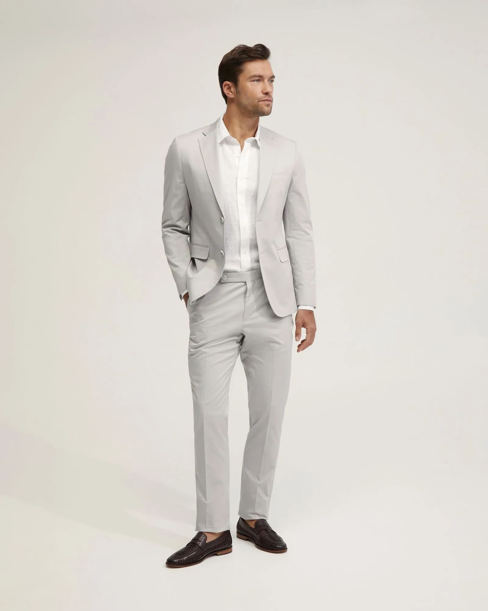 Byron Cotton Stretch Cuffed Trousers sold by Oxford Shop product image thumbnail 5