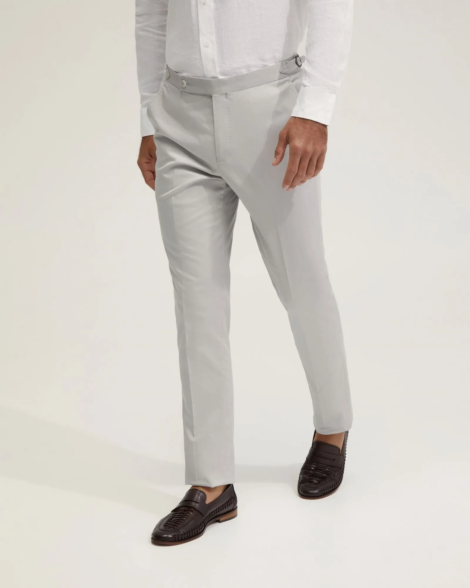Byron Cotton Stretch Cuffed Trousers sold by Oxford Shop product image thumbnail 2