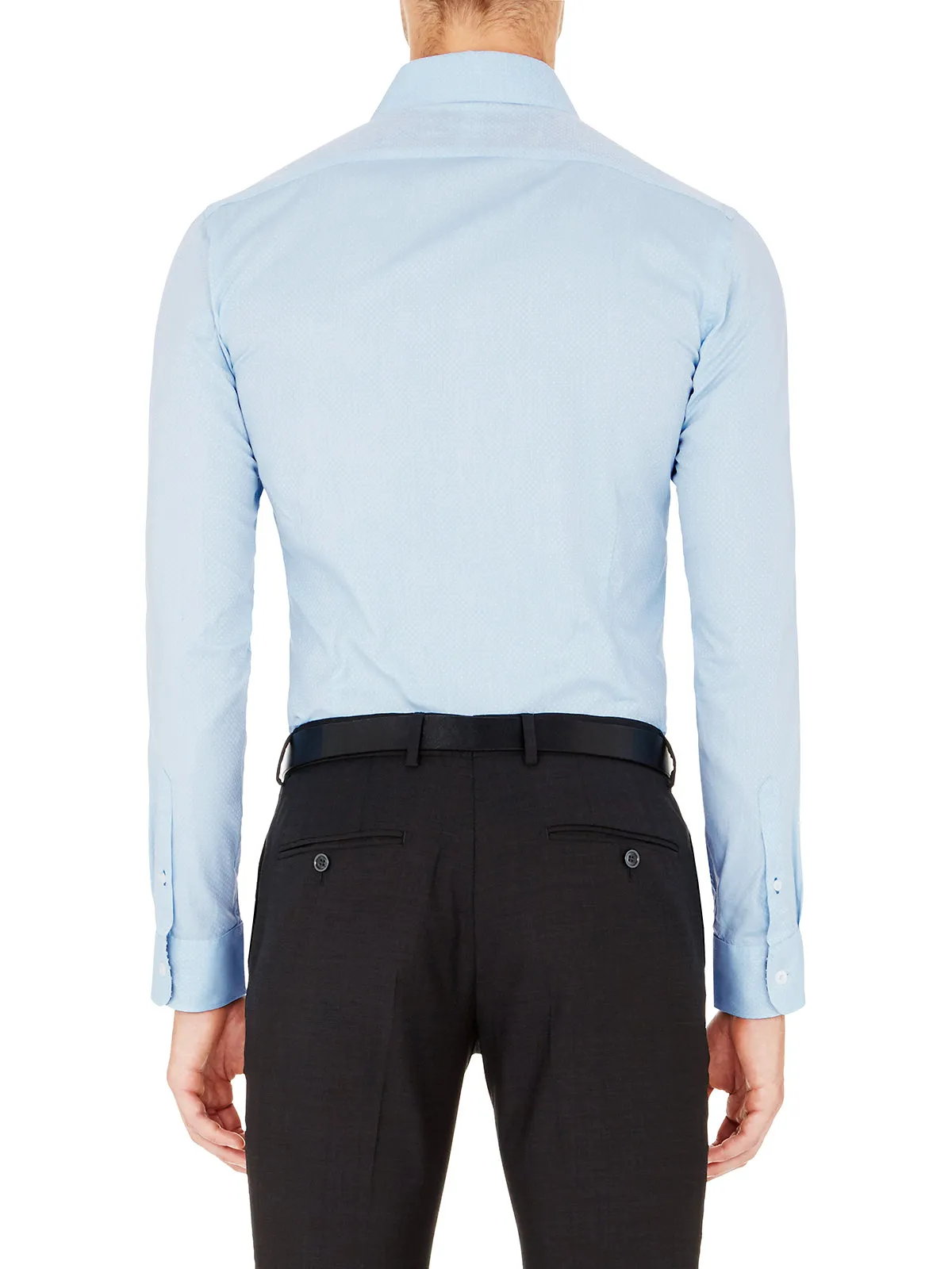 Beckton Self Spot Shirt sold by Oxford Shop product image thumbnail 5