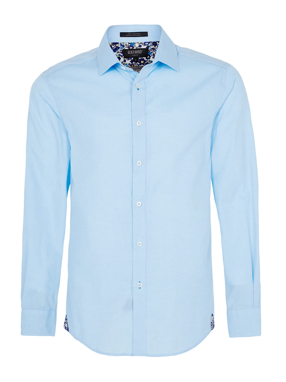 Beckton Self Spot Shirt sold by Oxford Shop