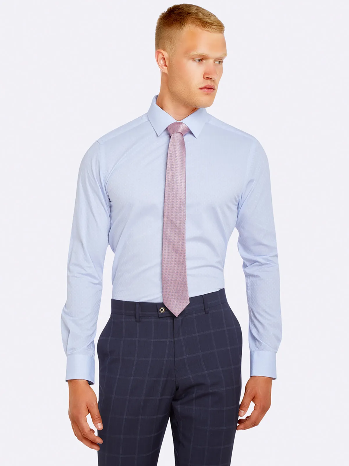 Beckton Luxury Shirt Lt sold by Oxford Shop