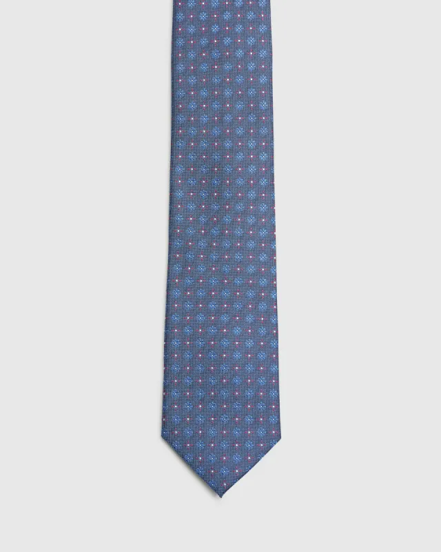 Mini Florals Silk Tie sold by Oxford Shop