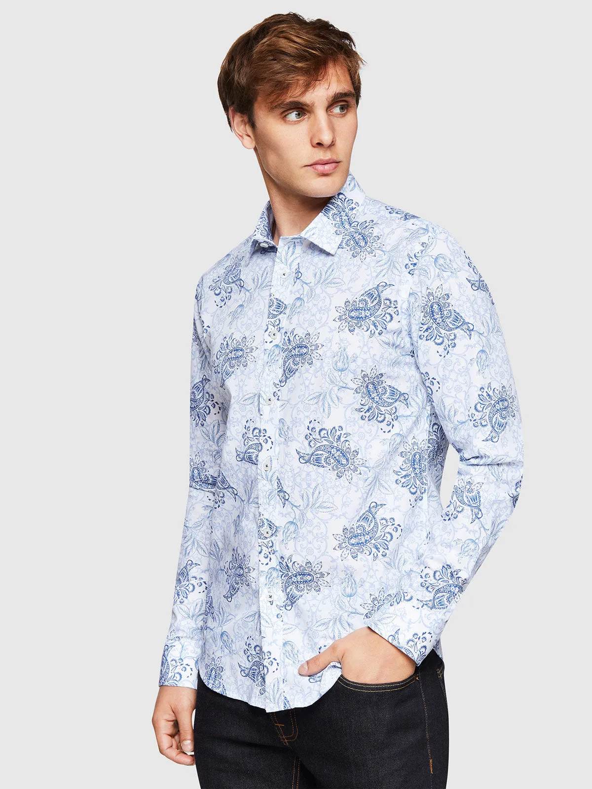 Kenton Floral Printed Shirt sold by Oxford Shop product image thumbnail 3