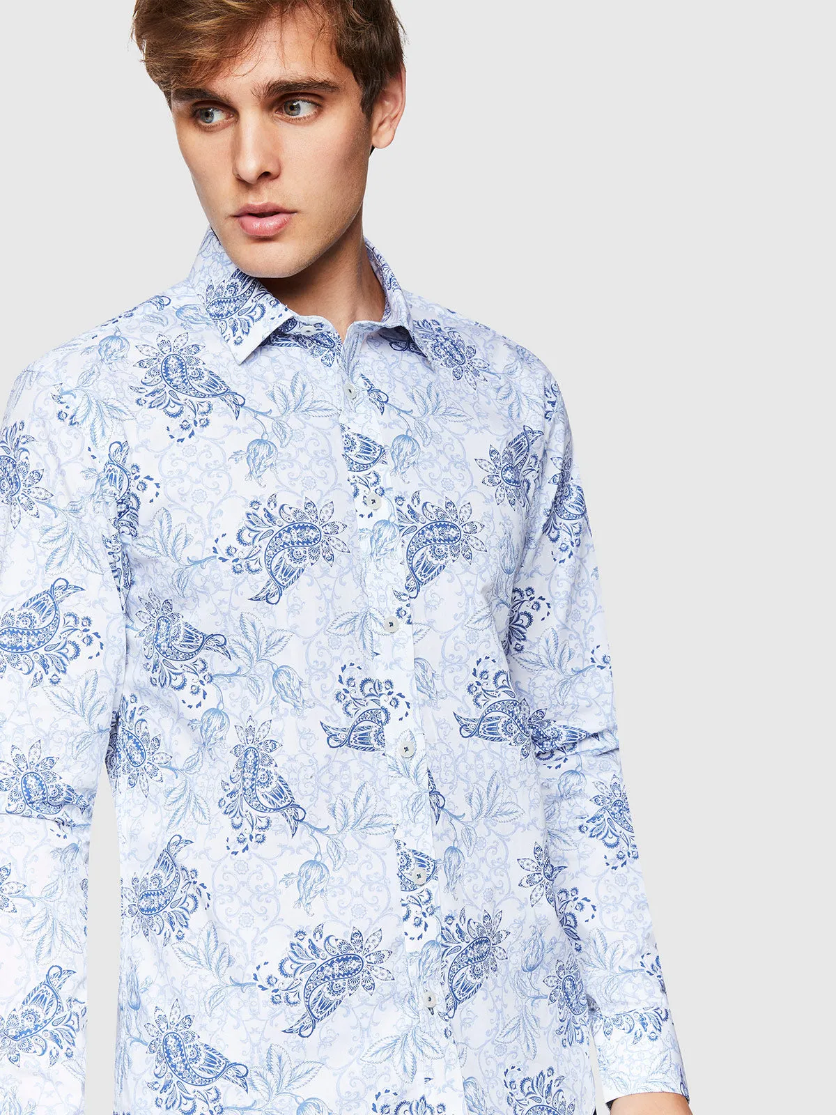 Kenton Floral Printed Shirt sold by Oxford Shop product image thumbnail 2