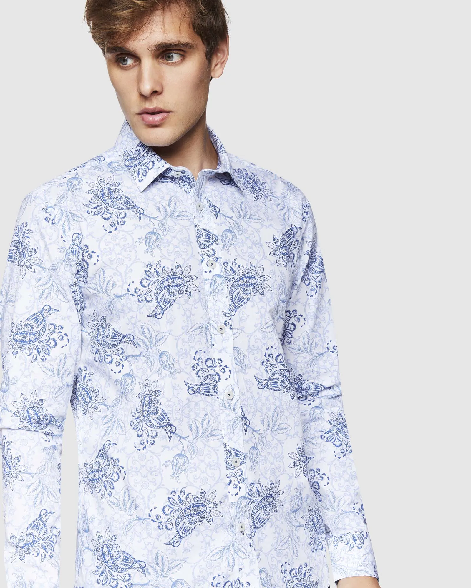 Kenton Floral Printed Shirt sold by Oxford Shop product image thumbnail 5