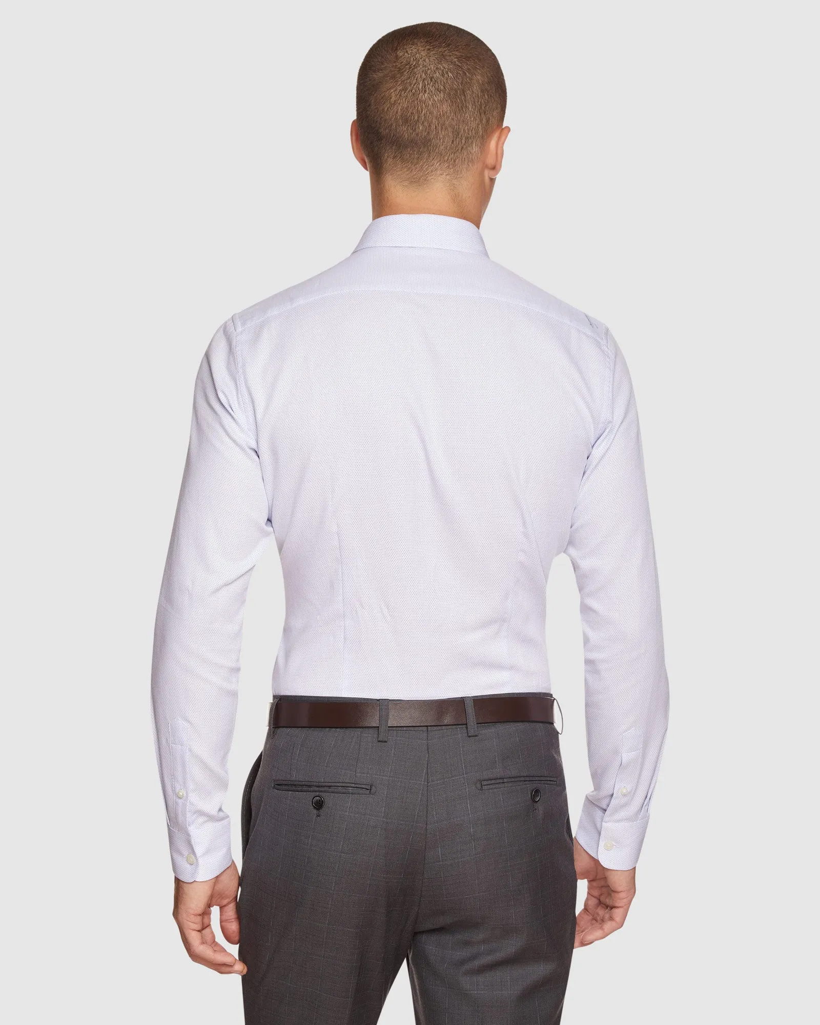 Beckton Dobby Dot Shirt sold by Oxford Shop product image thumbnail 3
