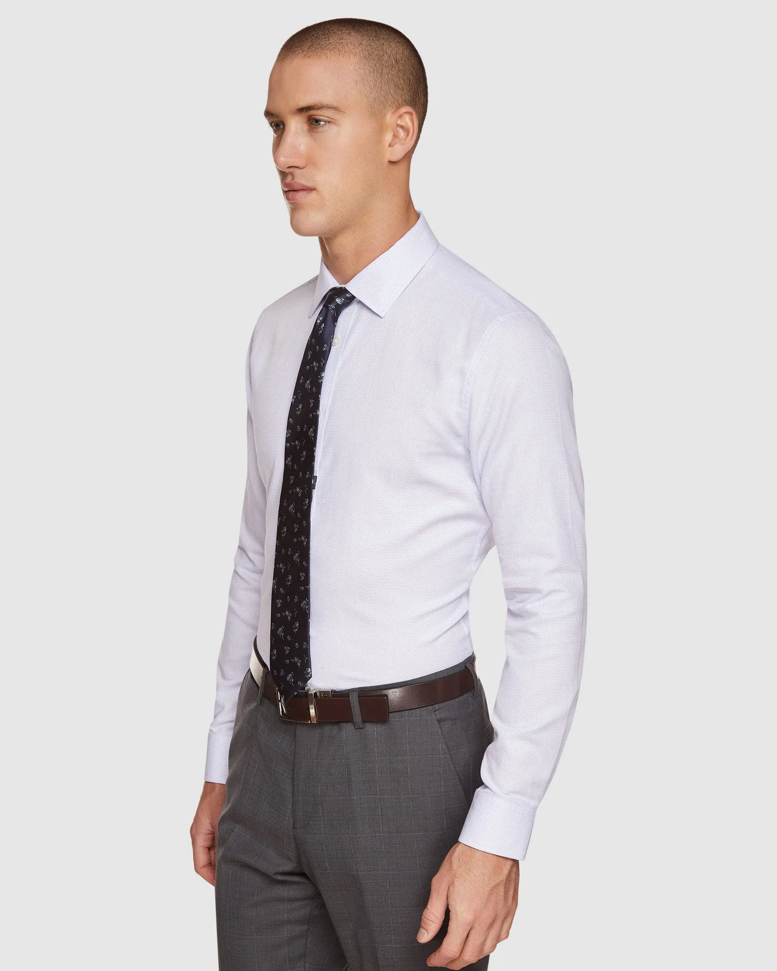 Beckton Dobby Dot Shirt sold by Oxford Shop product image thumbnail 2