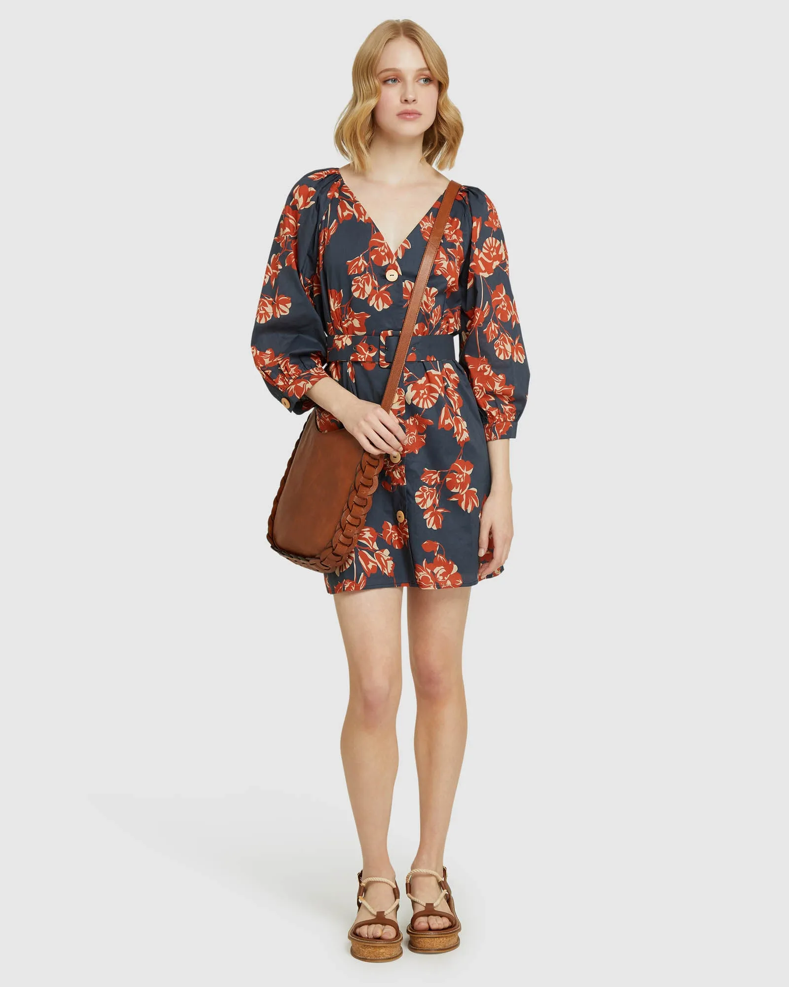 Peony Tropical Print Dress sold by Oxford Shop product image thumbnail 5