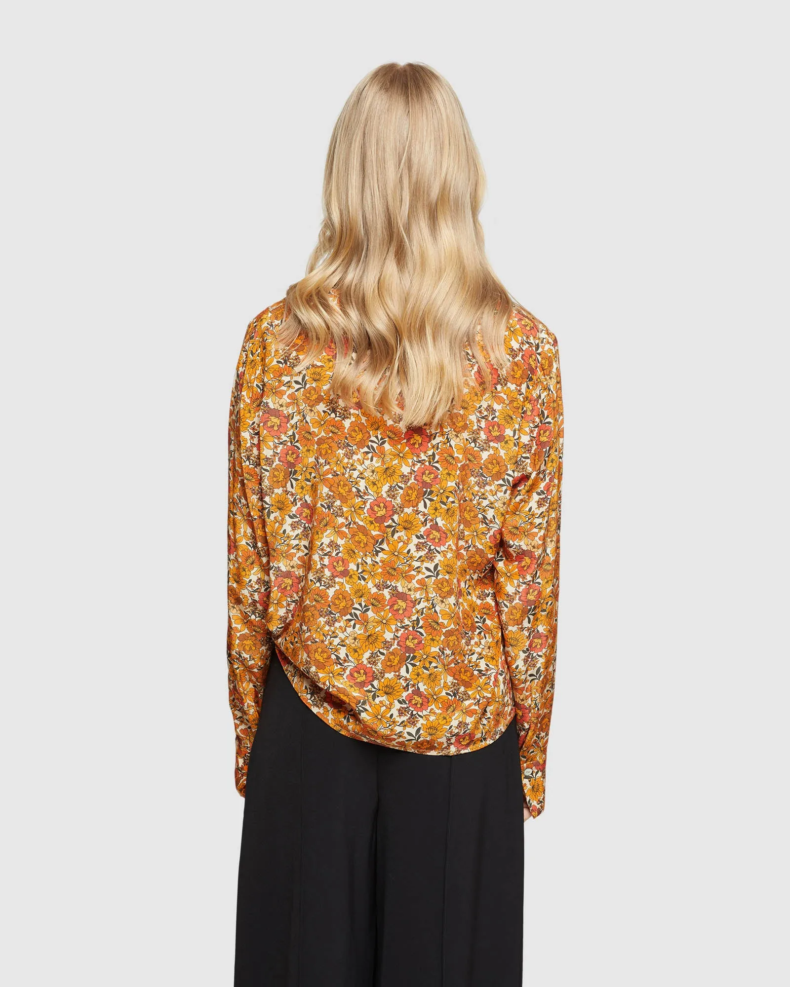 Poppy Floral Printed Shirt sold by Oxford Shop product image thumbnail 3