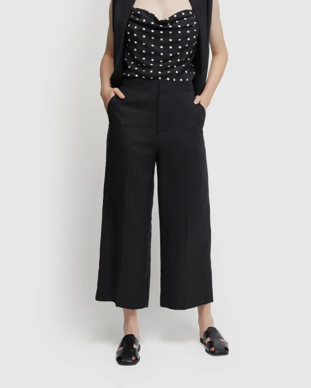 Lacie Linen Culottes sold by Oxford Shop