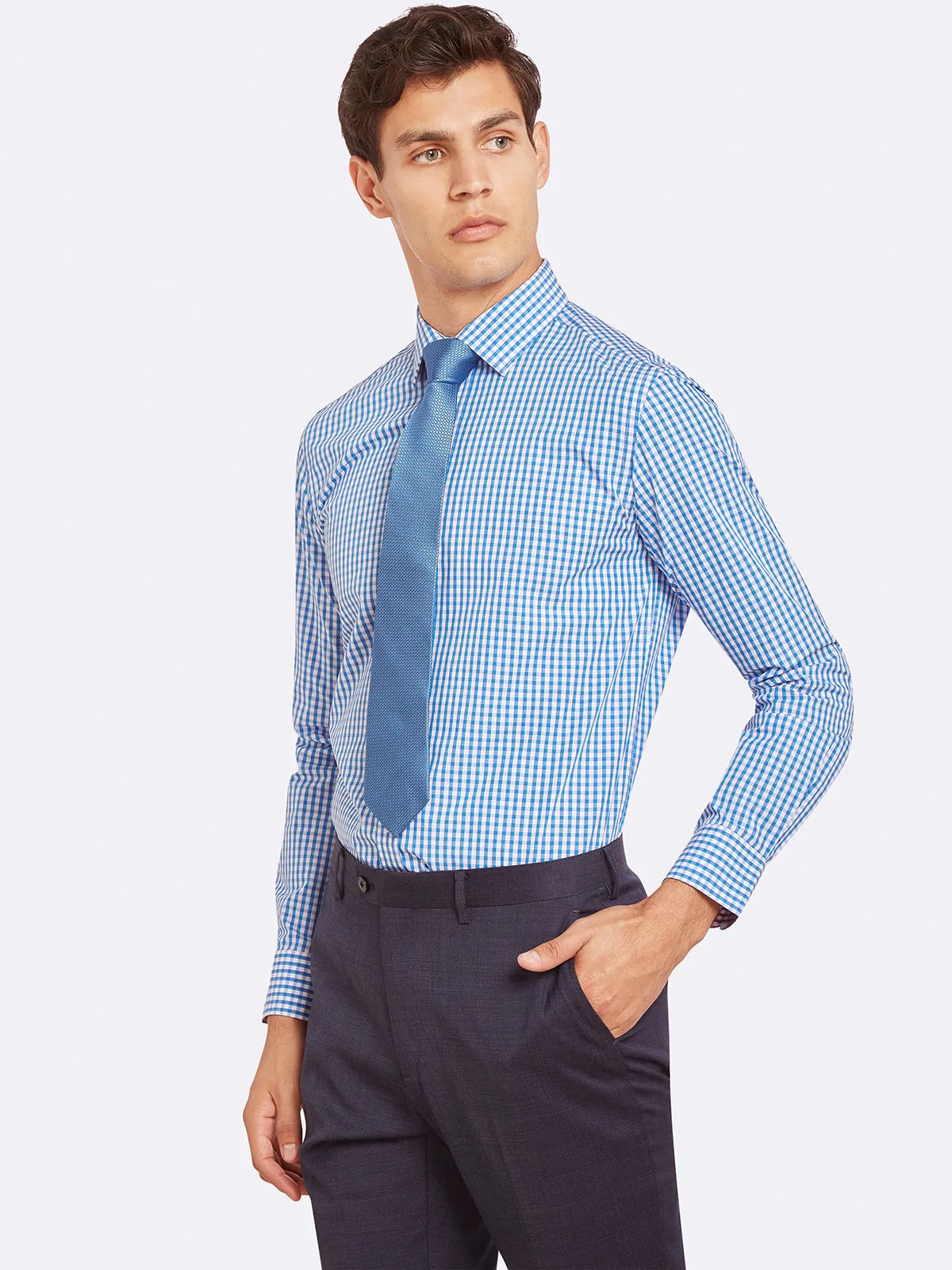 Beckton Checked Shirt sold by Oxford Shop product image thumbnail 3