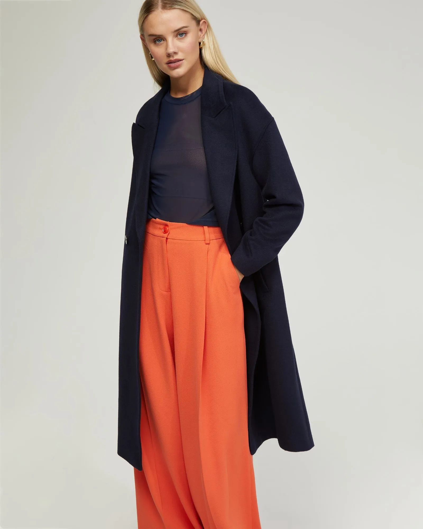 Celia Wool Rich Half Lined Coat sold by Oxford Shop product image thumbnail 2