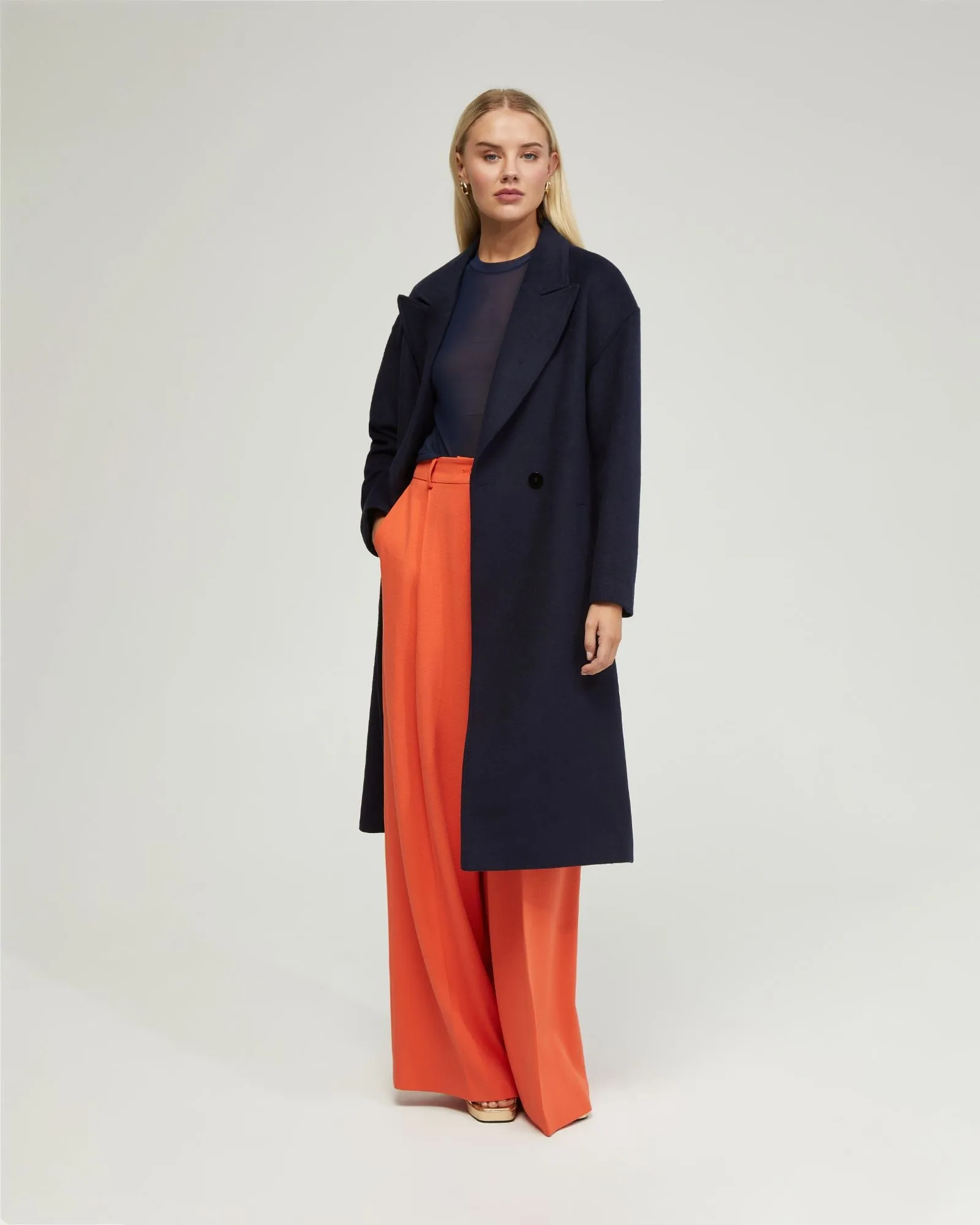 Celia Wool Rich Half Lined Coat sold by Oxford Shop product image thumbnail 5