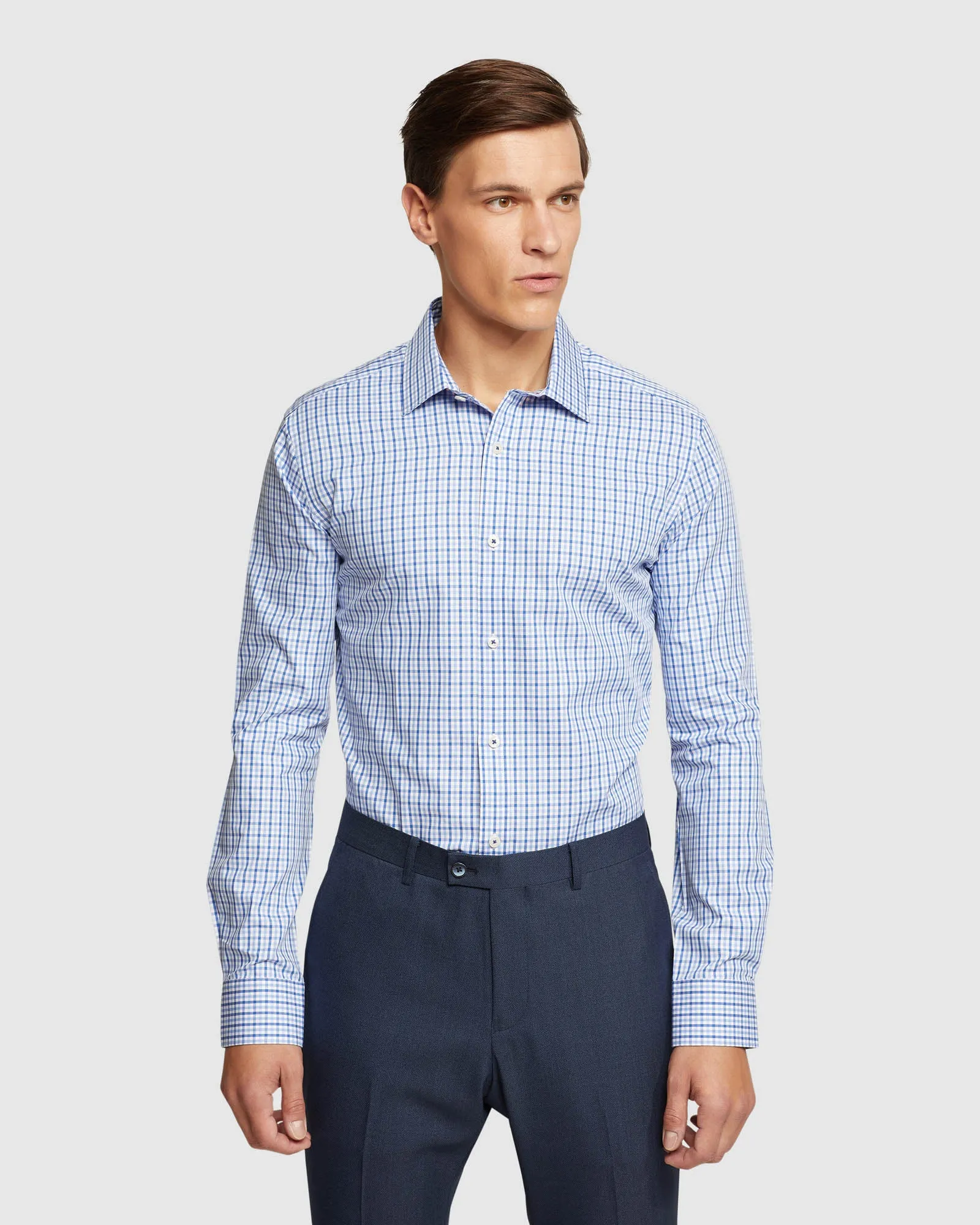 Beckton Small Check Shirt sold by Oxford Shop product image thumbnail 5