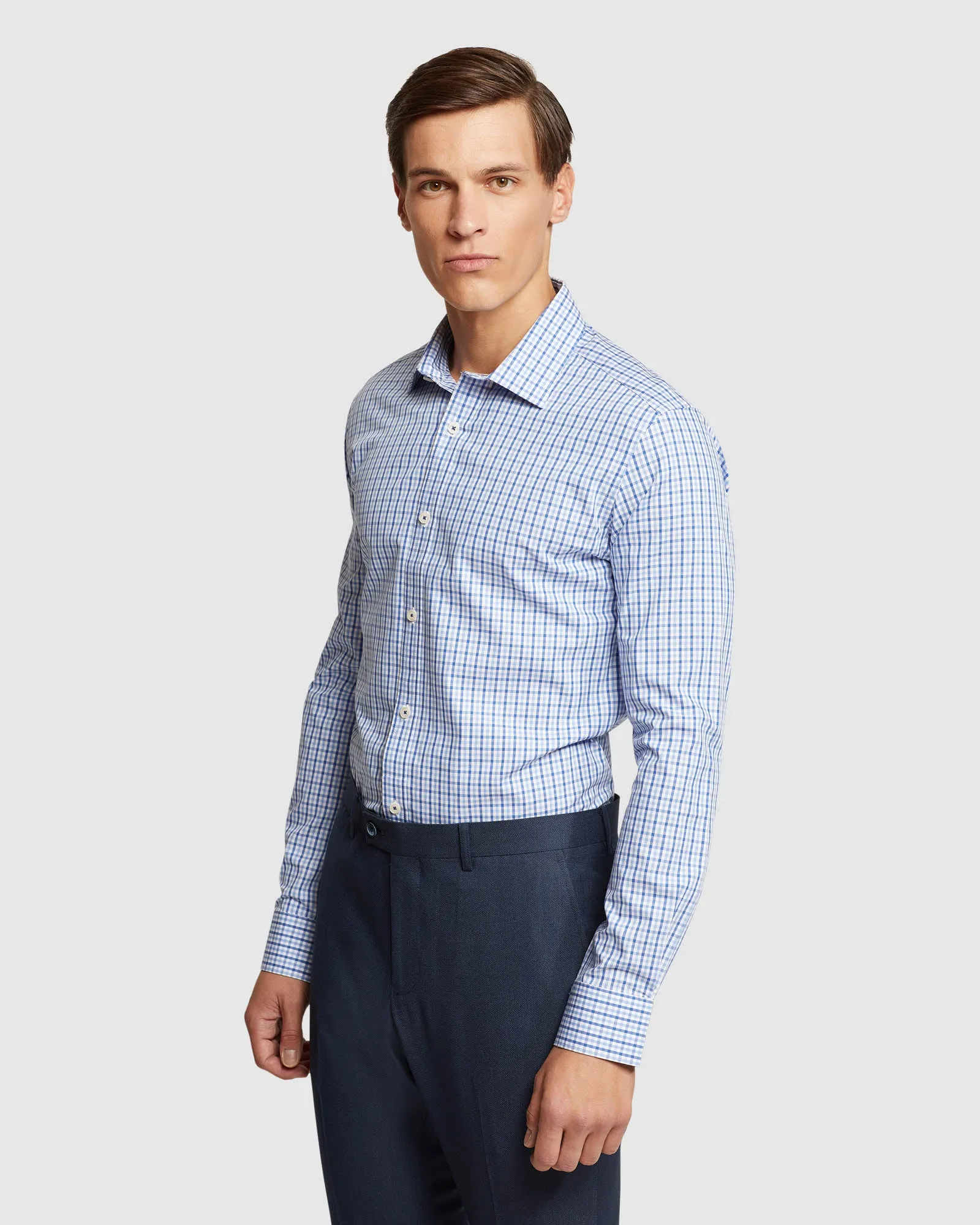 Beckton Small Check Shirt sold by Oxford Shop product image thumbnail 2