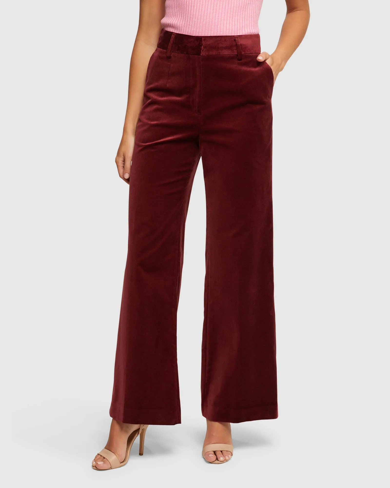 Lydia Velvet Trousers sold by Oxford Shop product image thumbnail 5