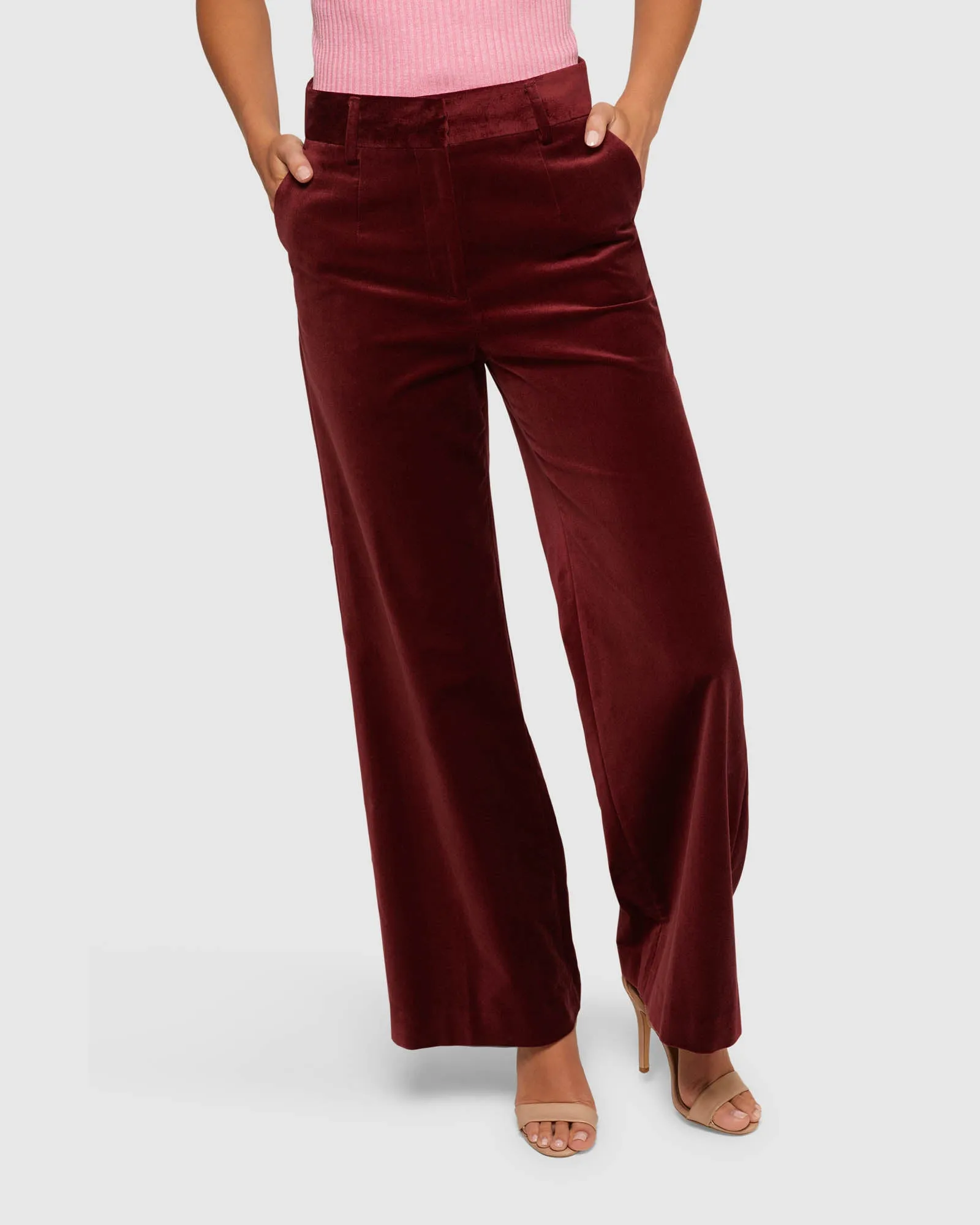 Lydia Velvet Trousers sold by Oxford Shop product image thumbnail 4