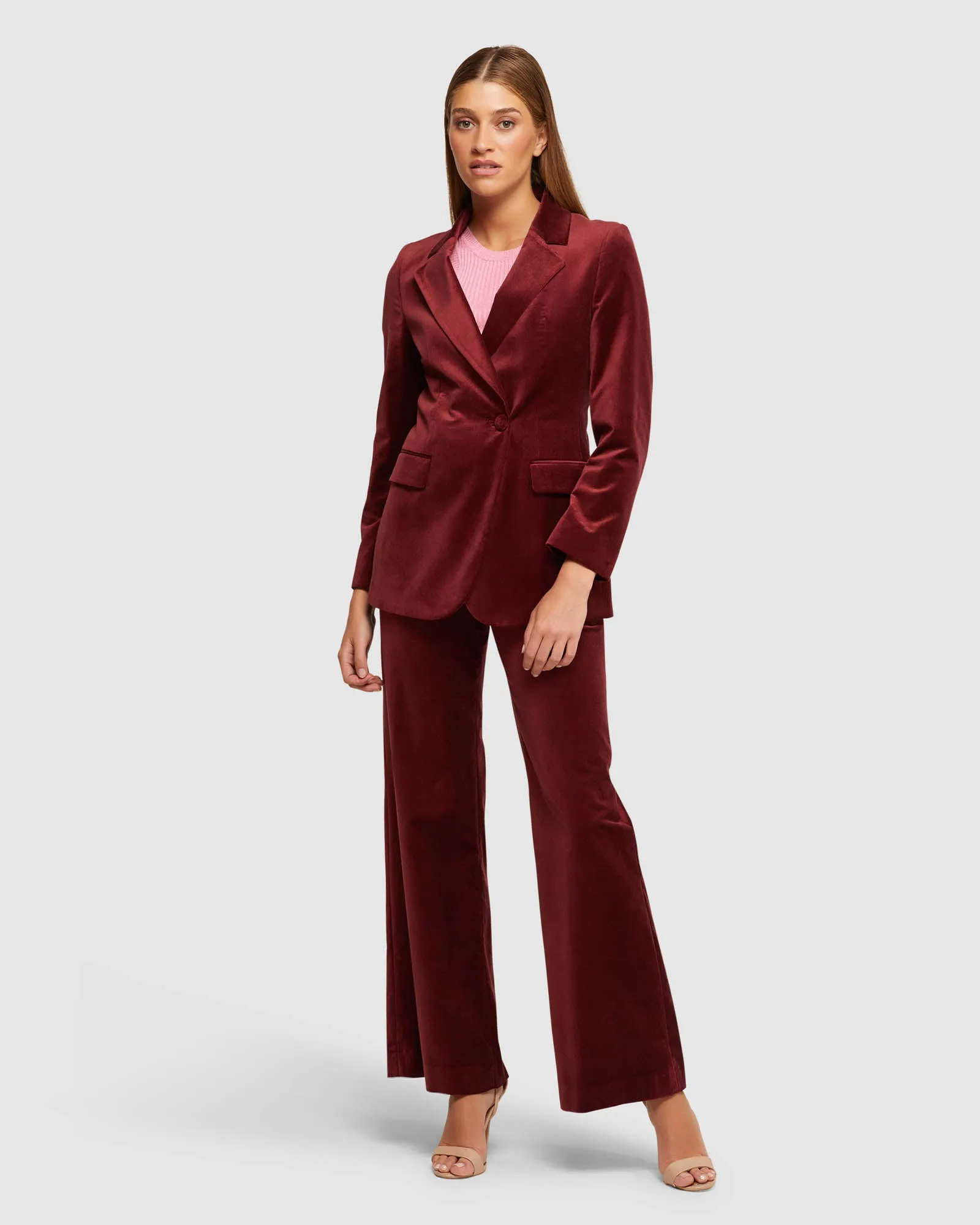 Lydia Velvet Trousers sold by Oxford Shop
