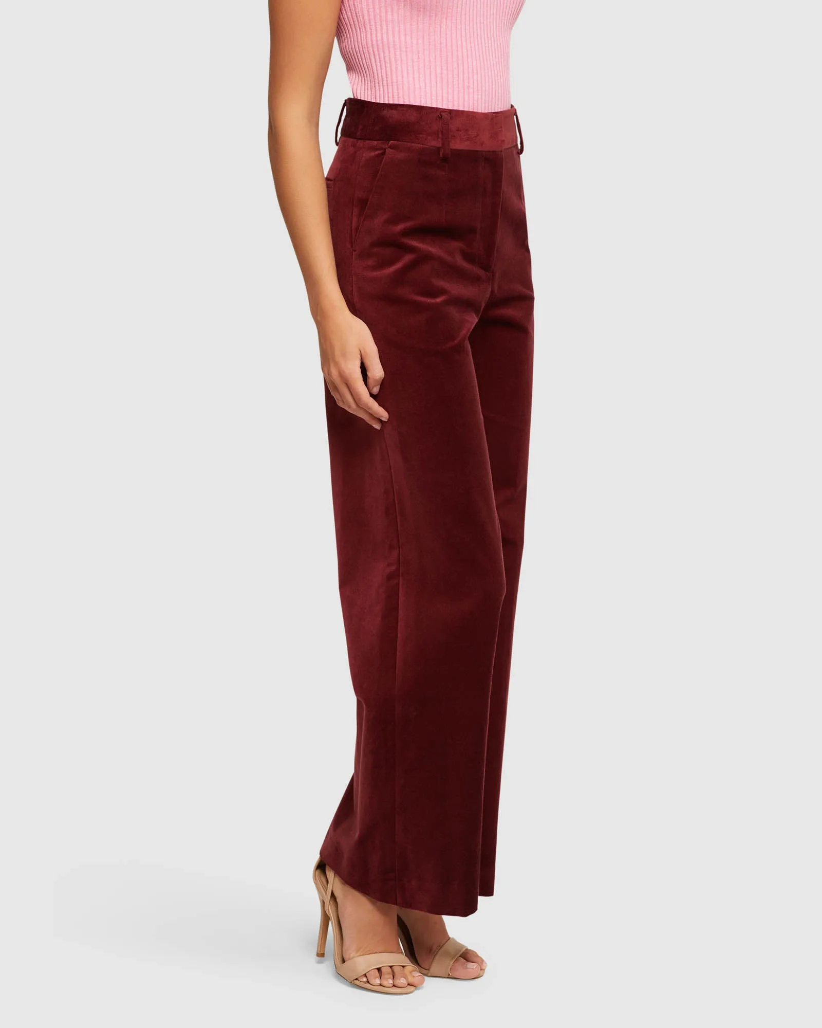 Lydia Velvet Trousers sold by Oxford Shop product image thumbnail 2