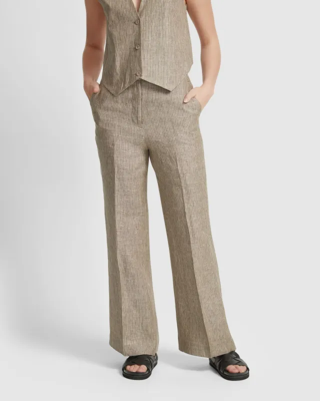 Lauren Linen Wide Leg Pants sold by Oxford Shop