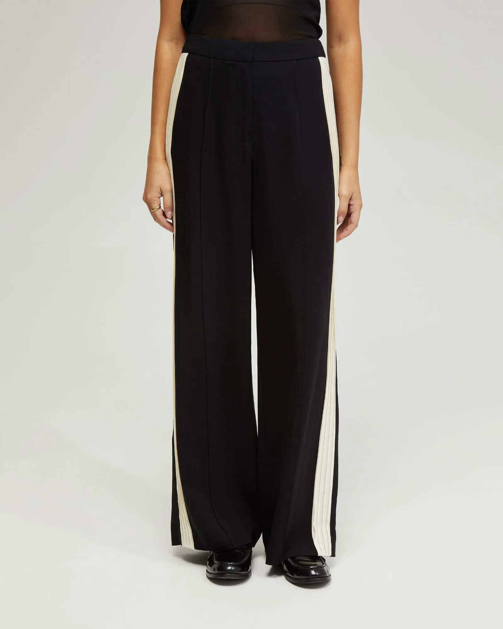 Ines Contrast Side Panel Pants sold by Oxford Shop