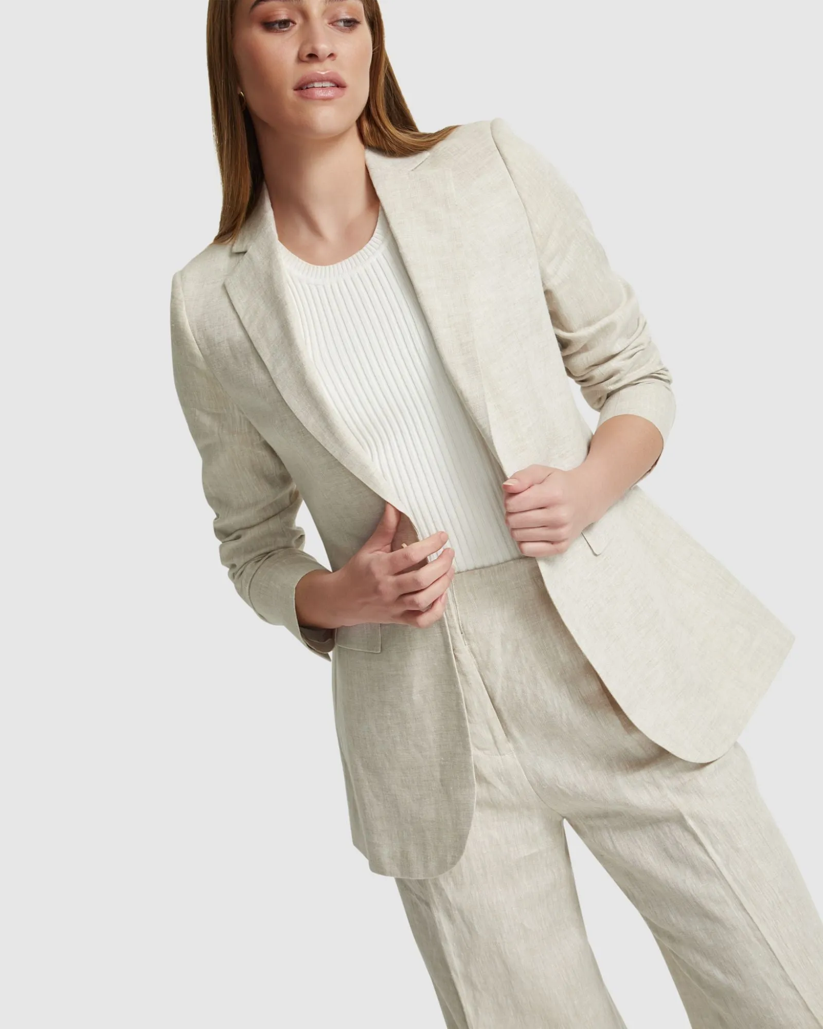 Lola Linen Jacket sold by Oxford Shop product image thumbnail 4