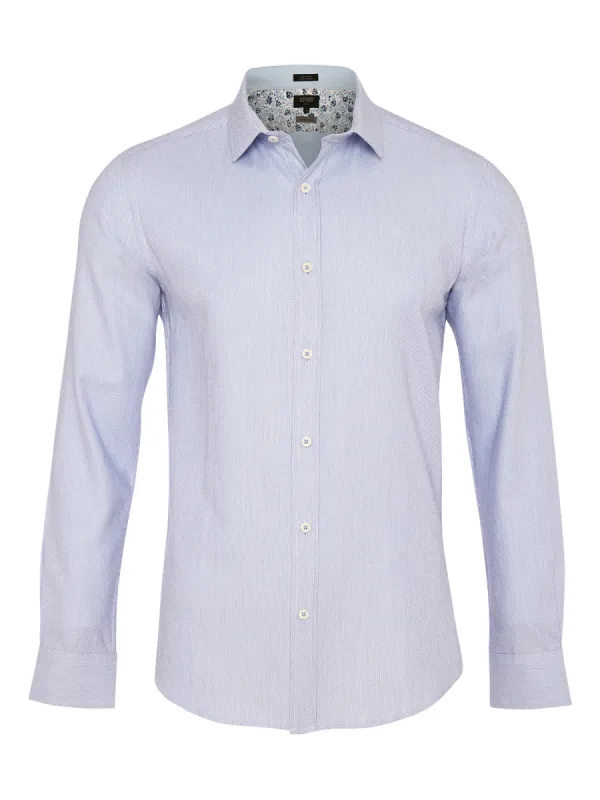 Kenton Slim Fit Shirt Sky sold by Oxford Shop
