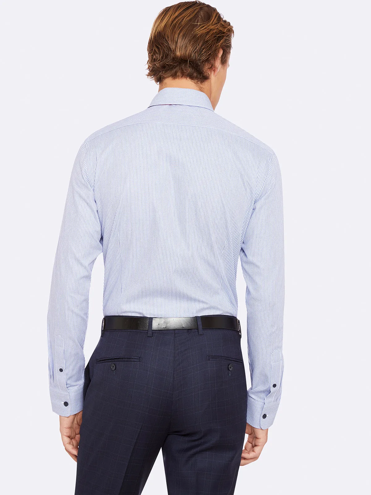 Beckton Dobby Shirt sold by Oxford Shop product image thumbnail 4