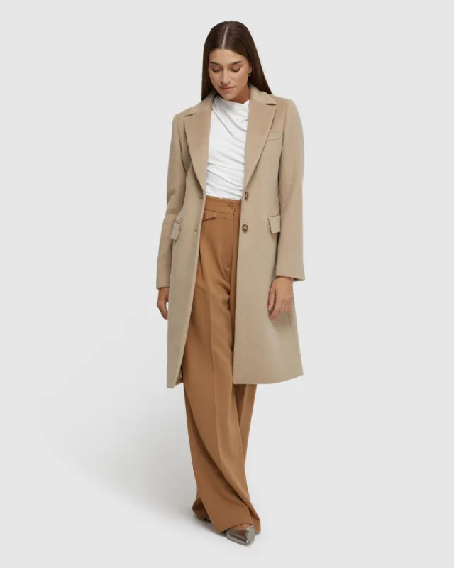 Ruby Wool Rich Overcoat sold by Oxford Shop