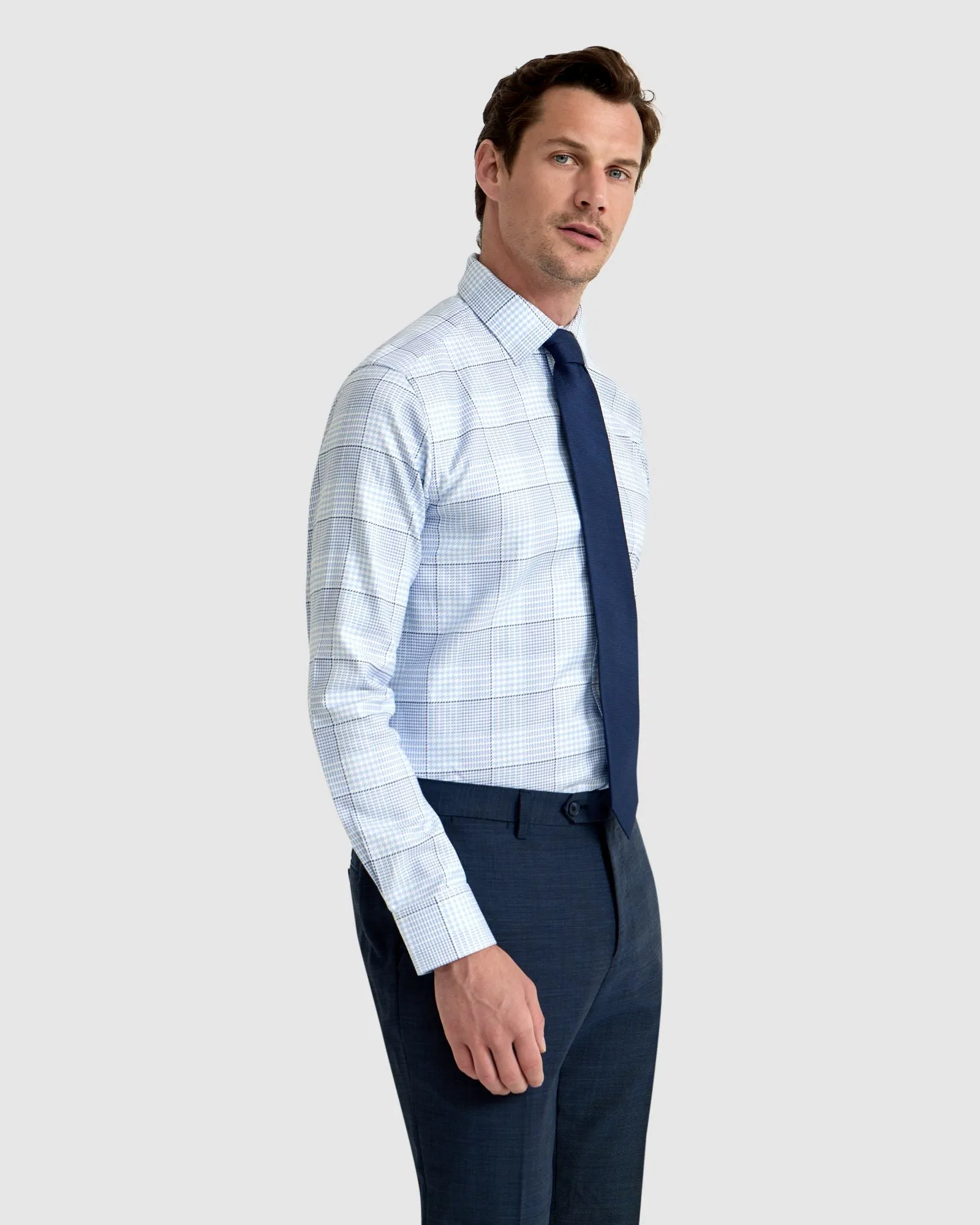 Beckton Luxury Check Shirt sold by Oxford Shop product image thumbnail 2