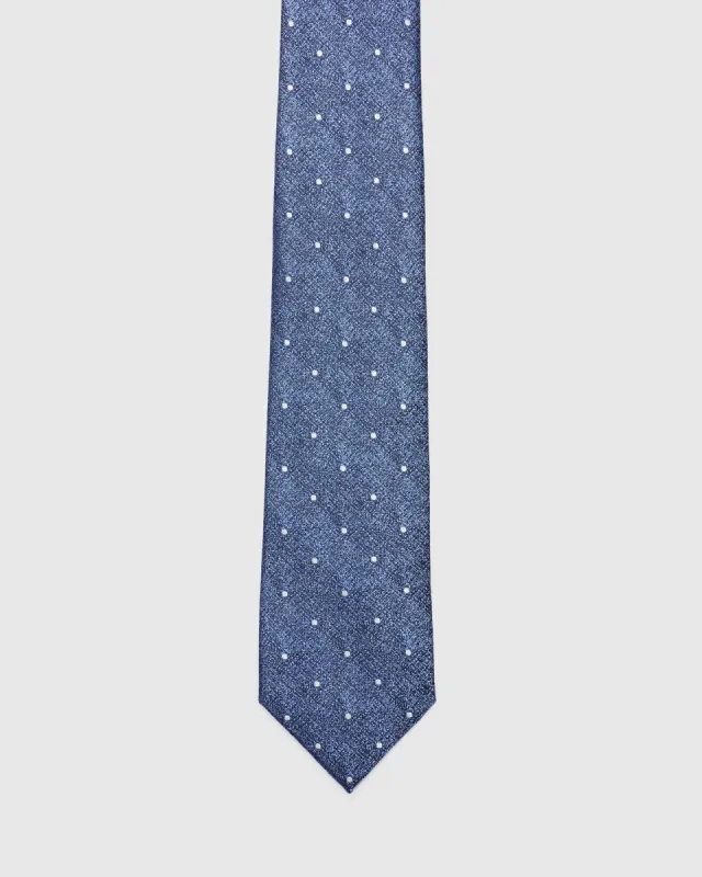 Texture And Spot Silk Tie sold by Oxford Shop