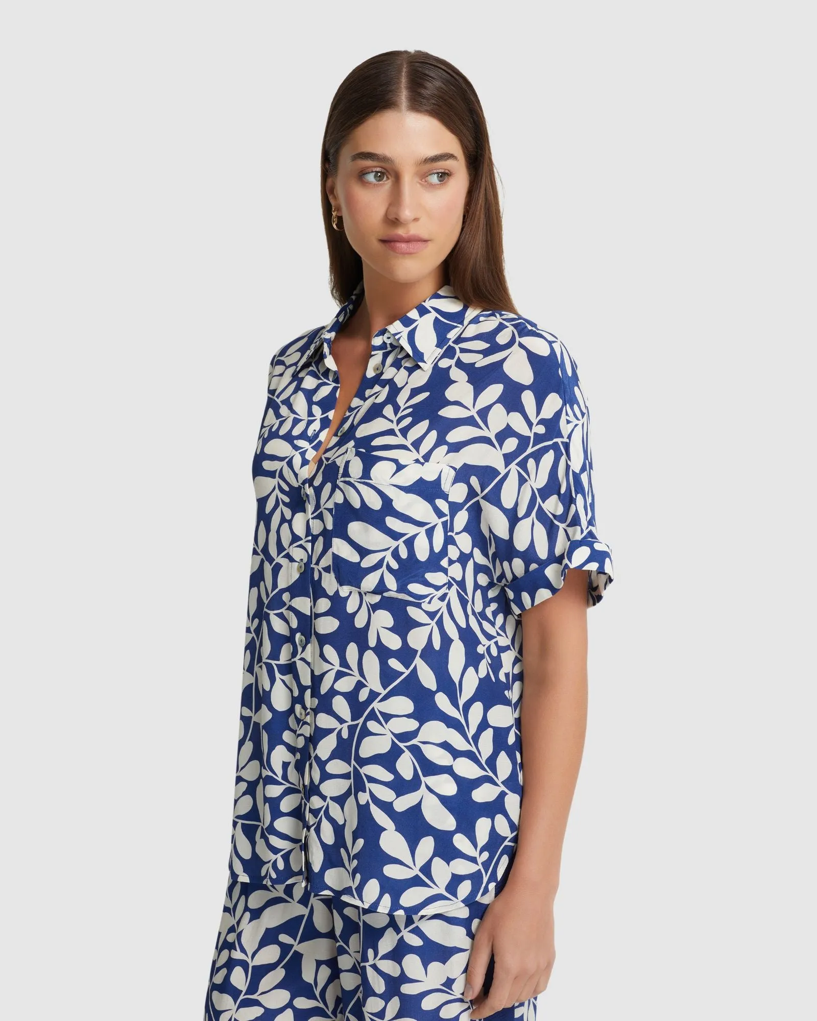 Jasmine Printed Short Sleeve Shirt sold by Oxford Shop product image thumbnail 2