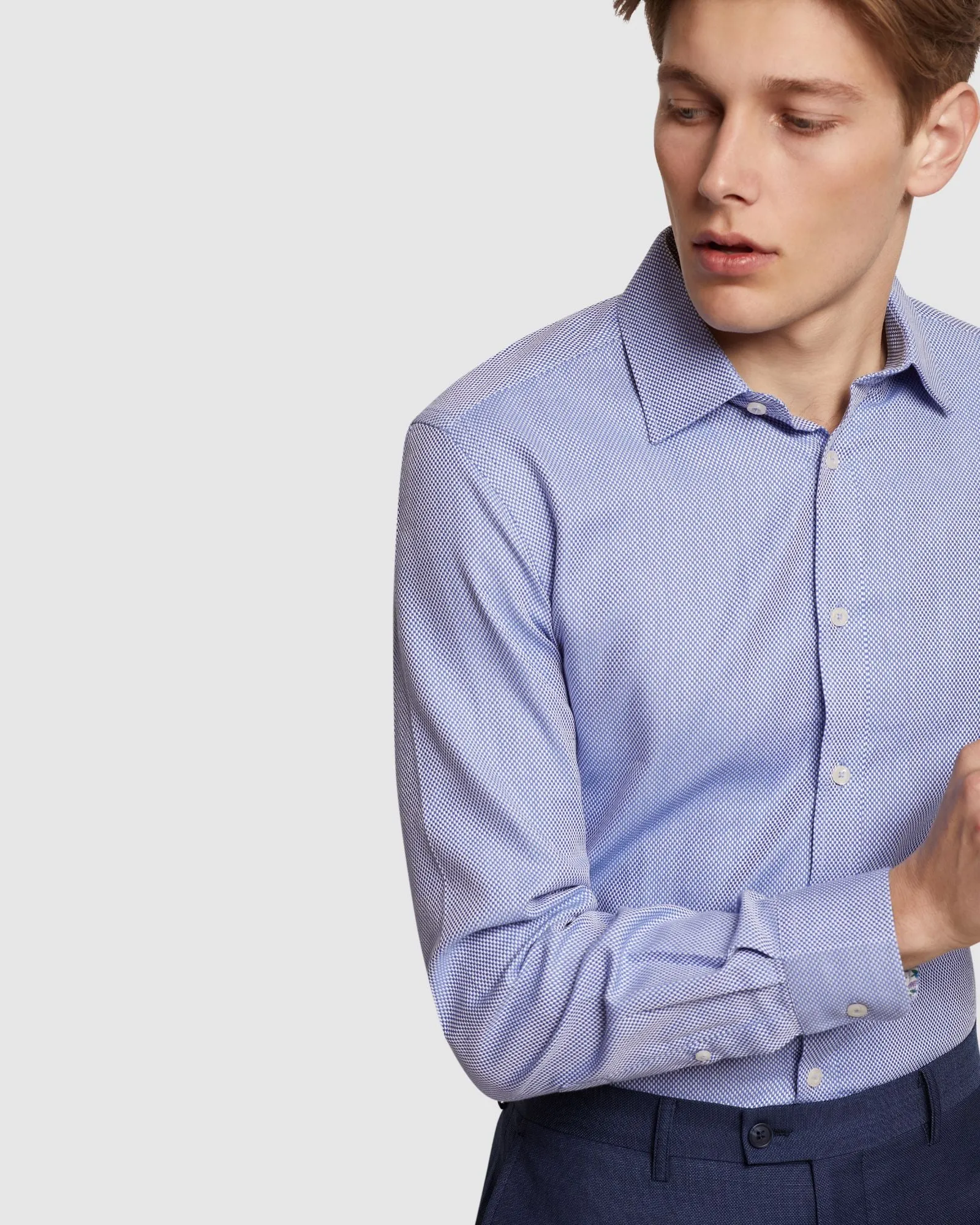 Beckton Dobby Shirt sold by Oxford Shop product image thumbnail 4