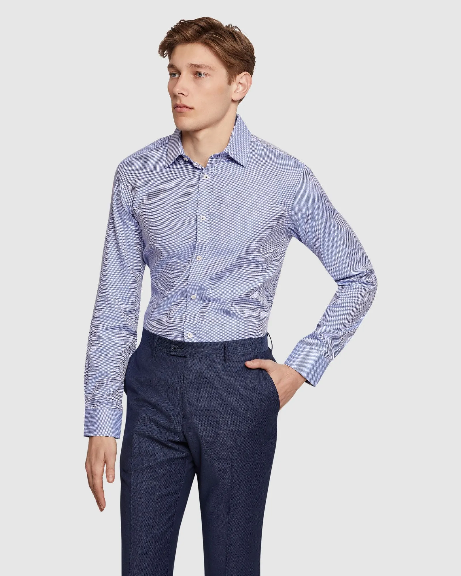 Beckton Dobby Shirt sold by Oxford Shop product image thumbnail 2