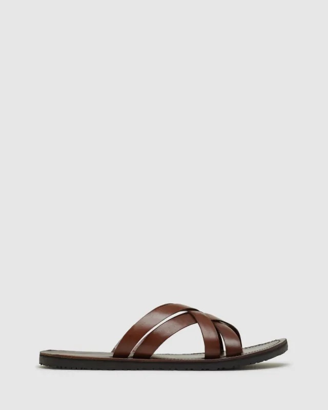 RUDY LEATHER FISHERMAN SANDALS sold by Oxford Shop