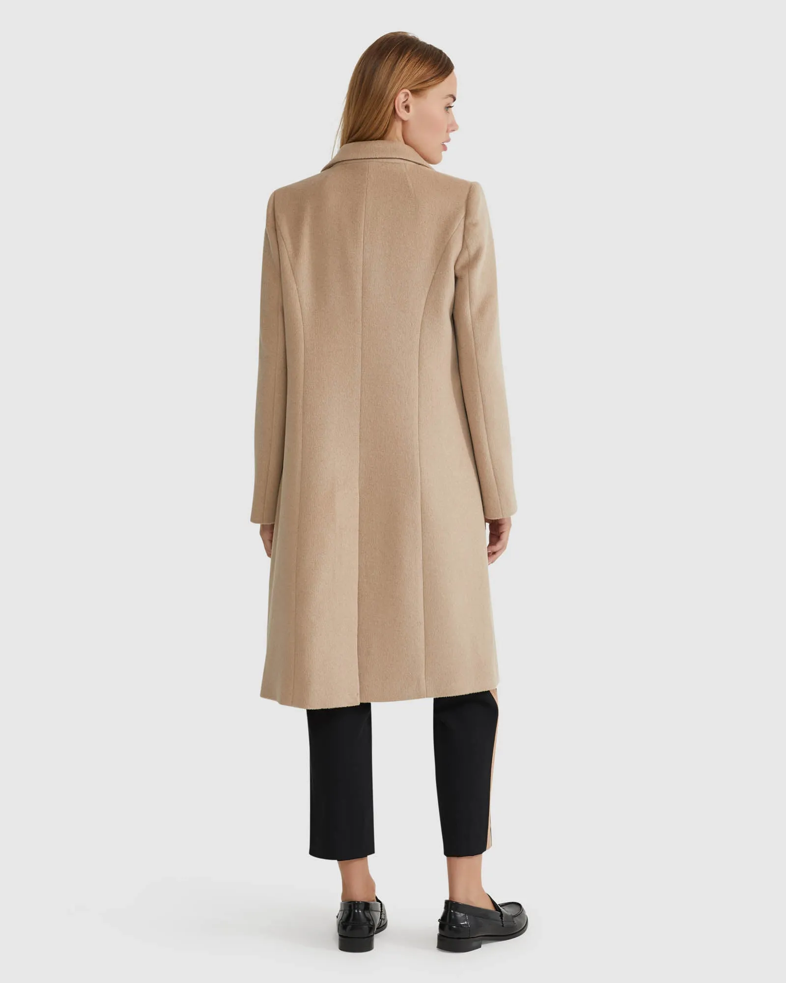 Ruby Wool Rich Tailored Overcoat sold by Oxford Shop product image thumbnail 3