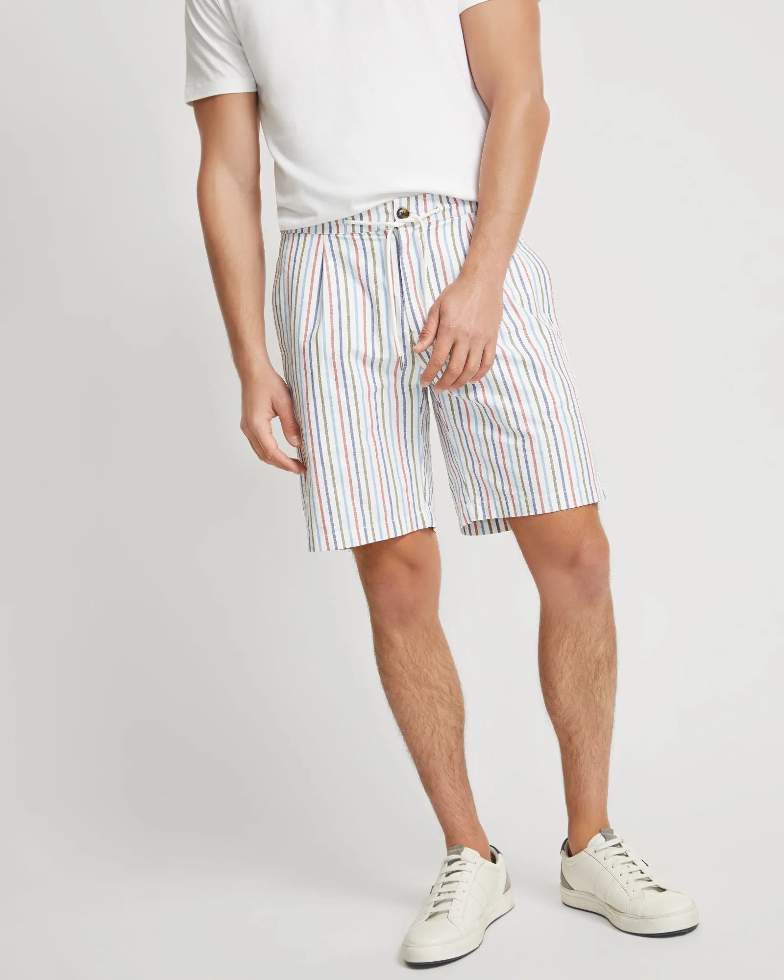 Barney Cotton Stripe Shorts sold by Oxford Shop product image thumbnail 4