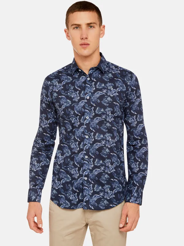 Kenton Floral Printed Shirt sold by Oxford Shop