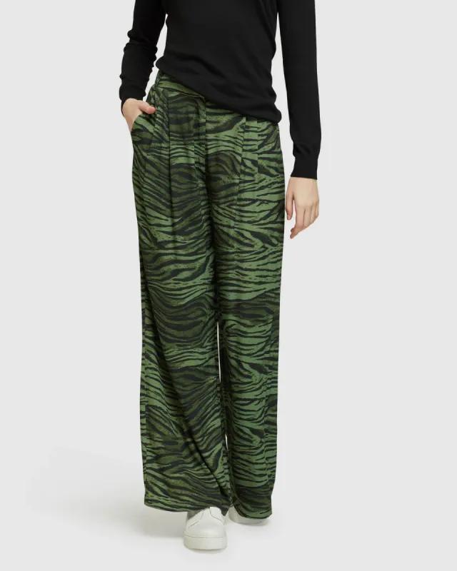 Chantal Animal Print Wide Leg Pants sold by Oxford Shop