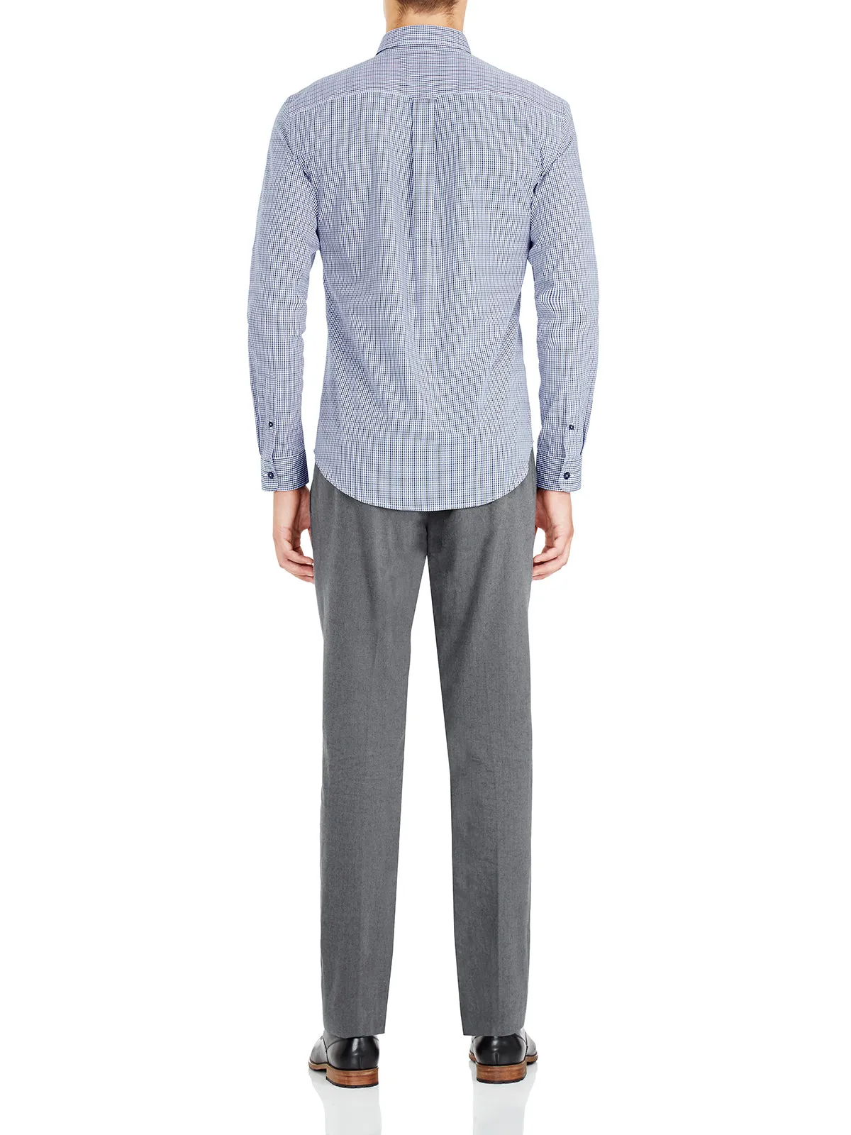 Uxbridge Mini Check Shirt sold by Oxford Shop product image thumbnail 4