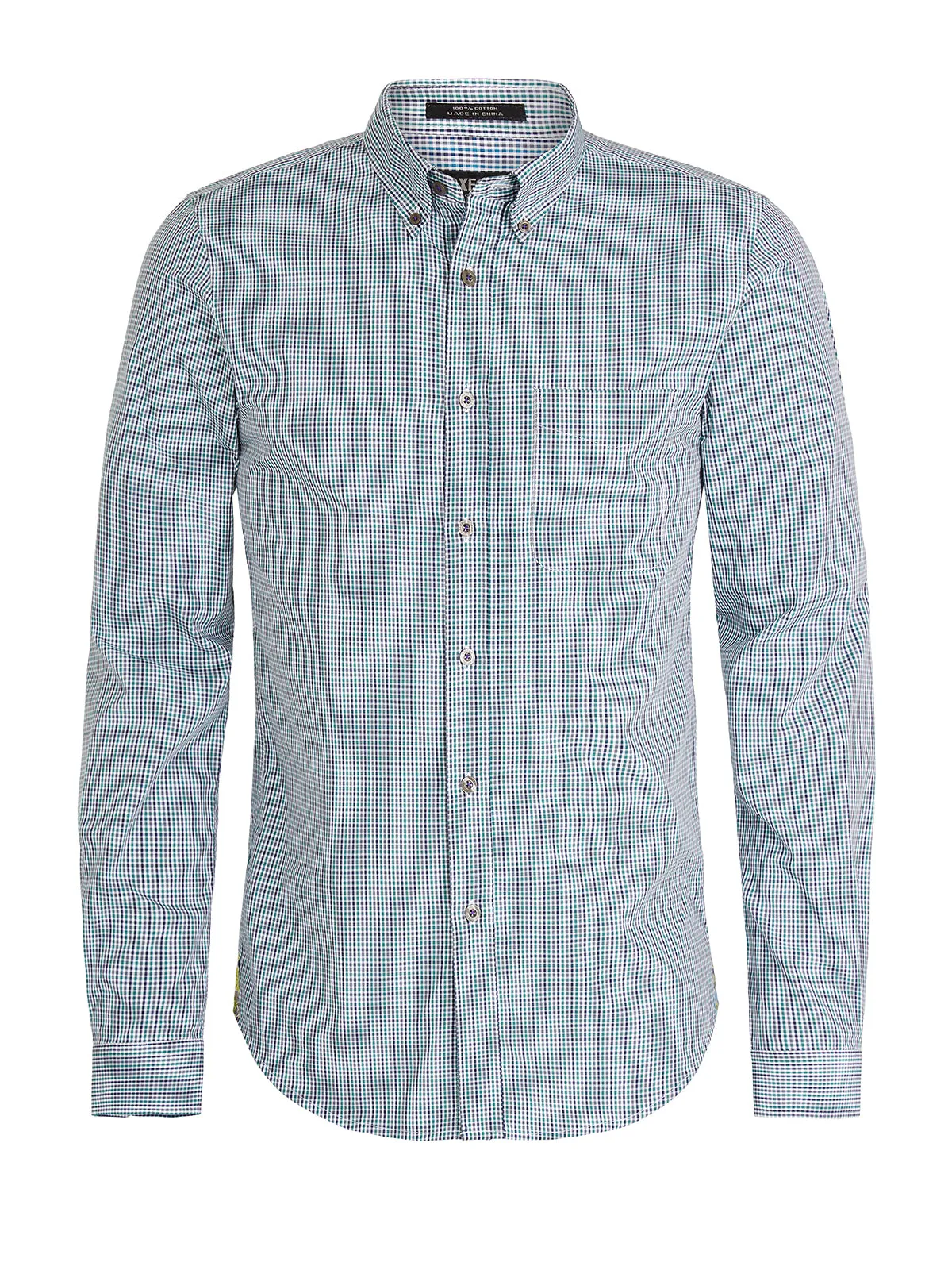 Uxbridge Mini Check Shirt sold by Oxford Shop product image thumbnail 5