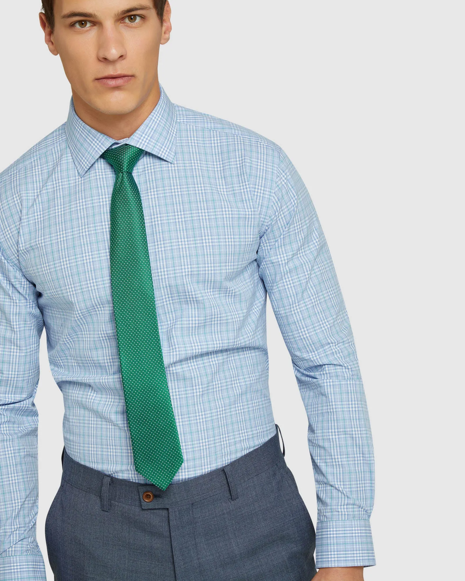 Islington Checked Luxury Shirt sold by Oxford Shop product image thumbnail 4