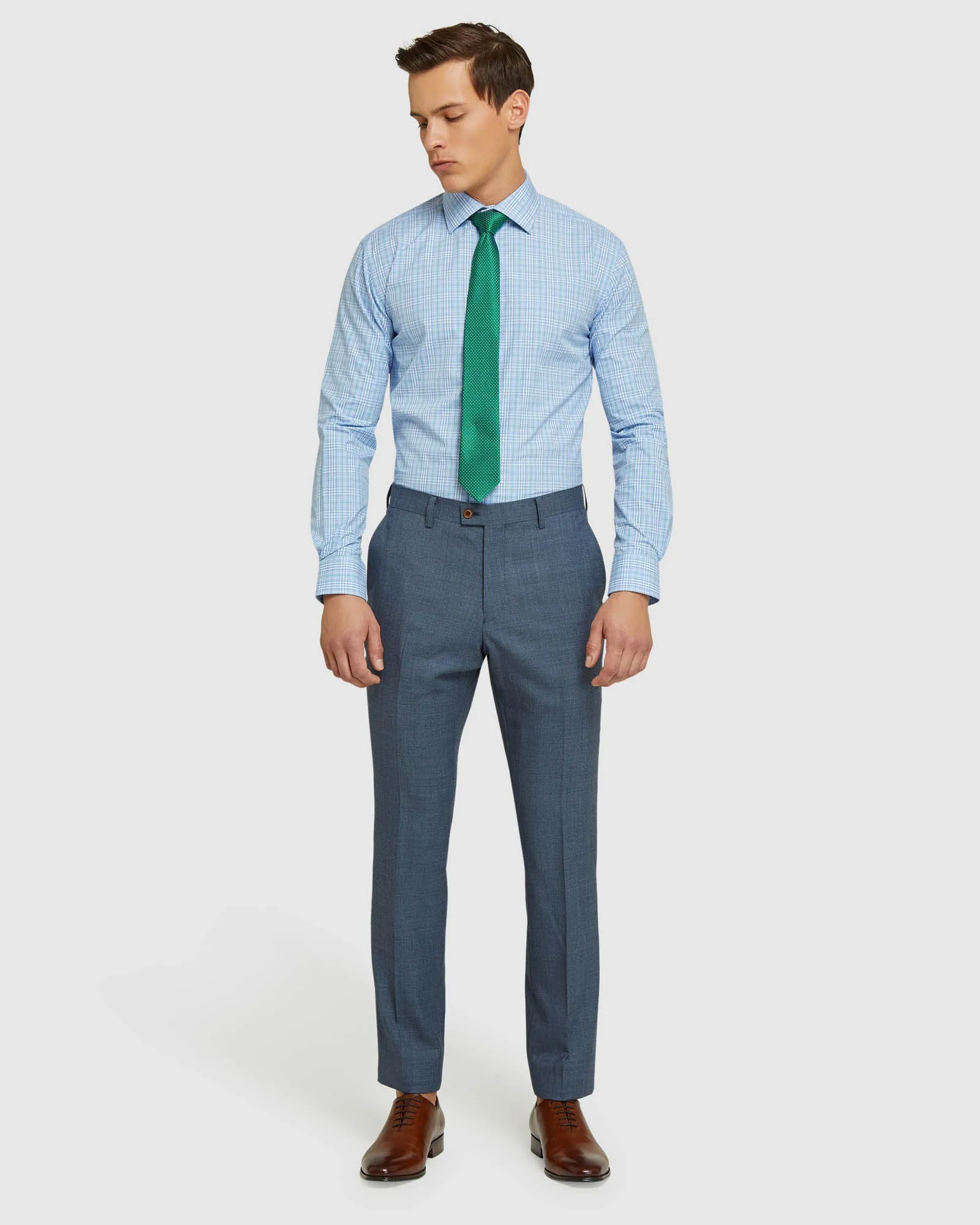 Islington Checked Luxury Shirt sold by Oxford Shop product image thumbnail 5