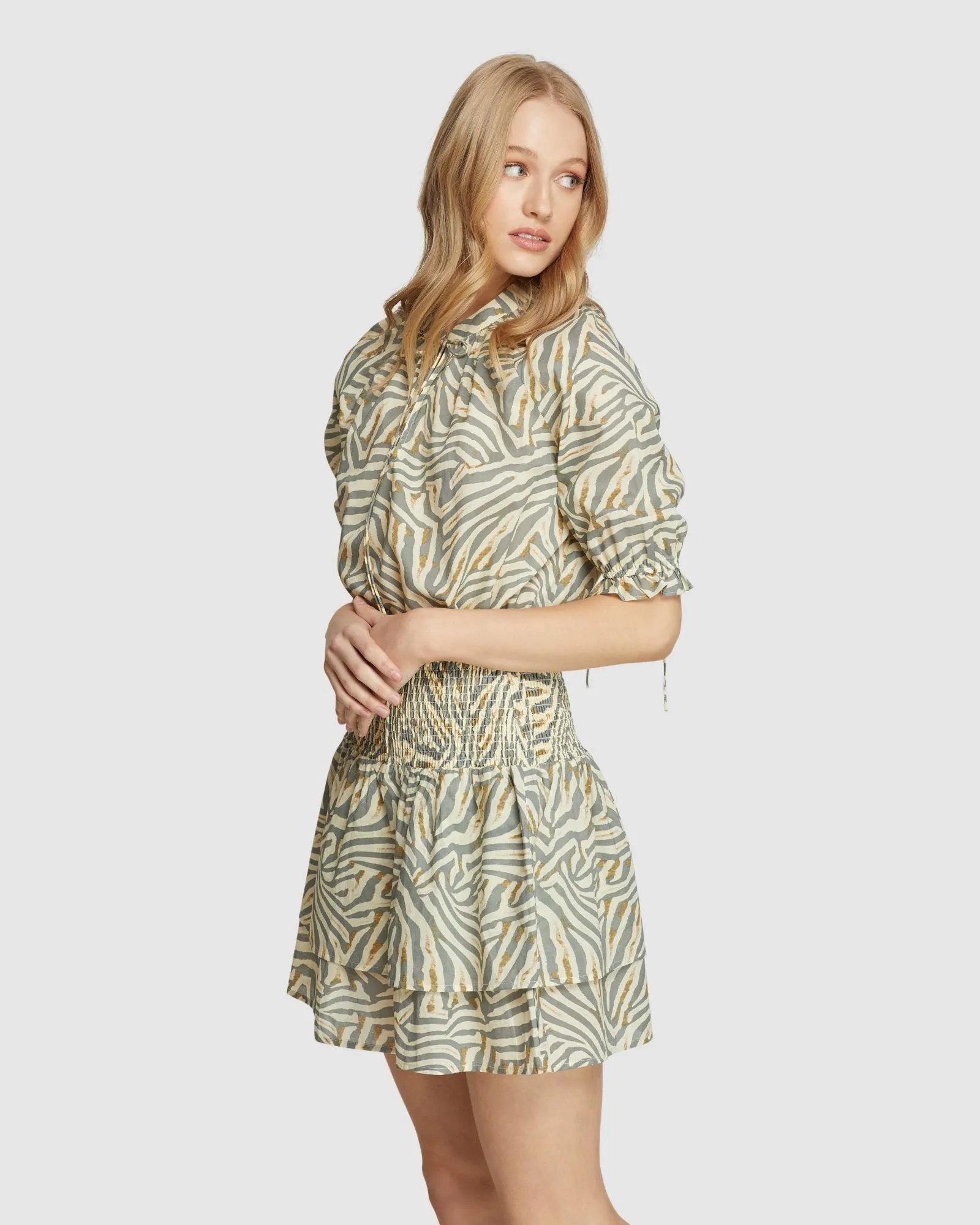 Isabel Grey Animal Print Top sold by Oxford Shop product image thumbnail 2