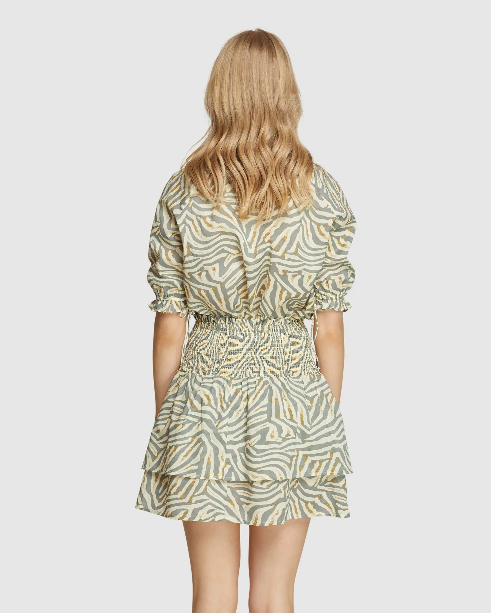 Isabel Grey Animal Print Top sold by Oxford Shop product image thumbnail 3