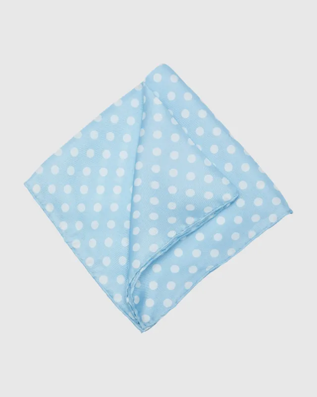 Pocket Square Printed Silk Spot sold by Oxford Shop