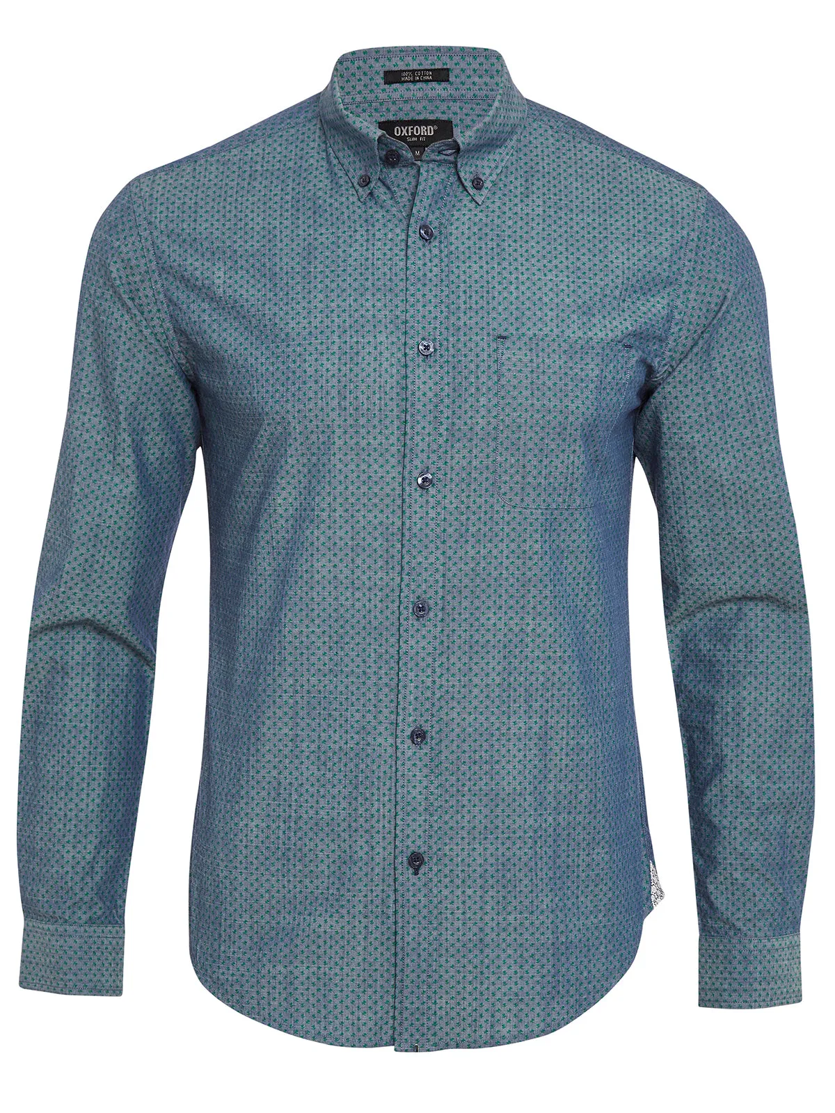Uxbridge Print Shirt sold by Oxford Shop product image thumbnail 2