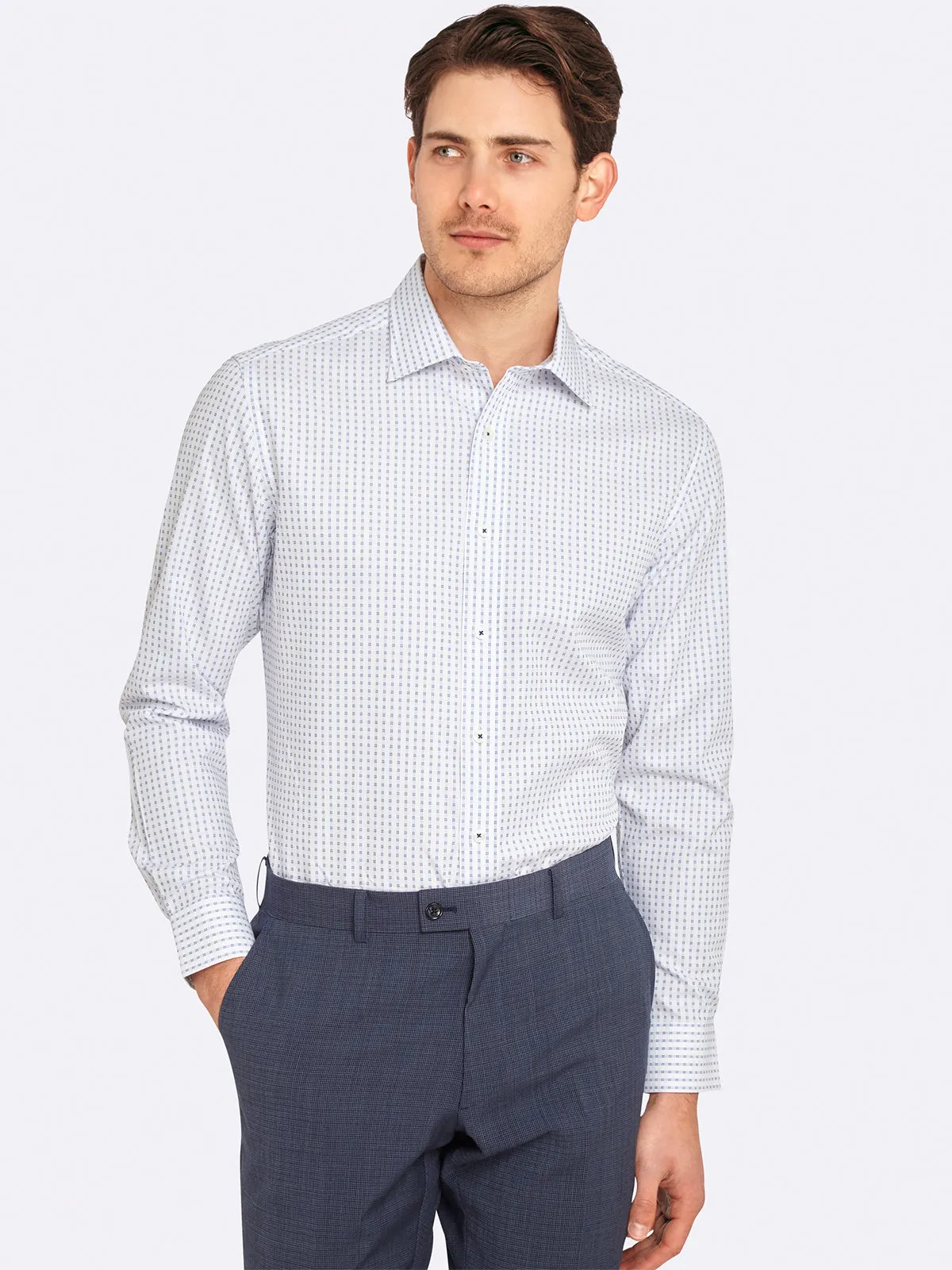 Islington Dobby Shirt sold by Oxford Shop