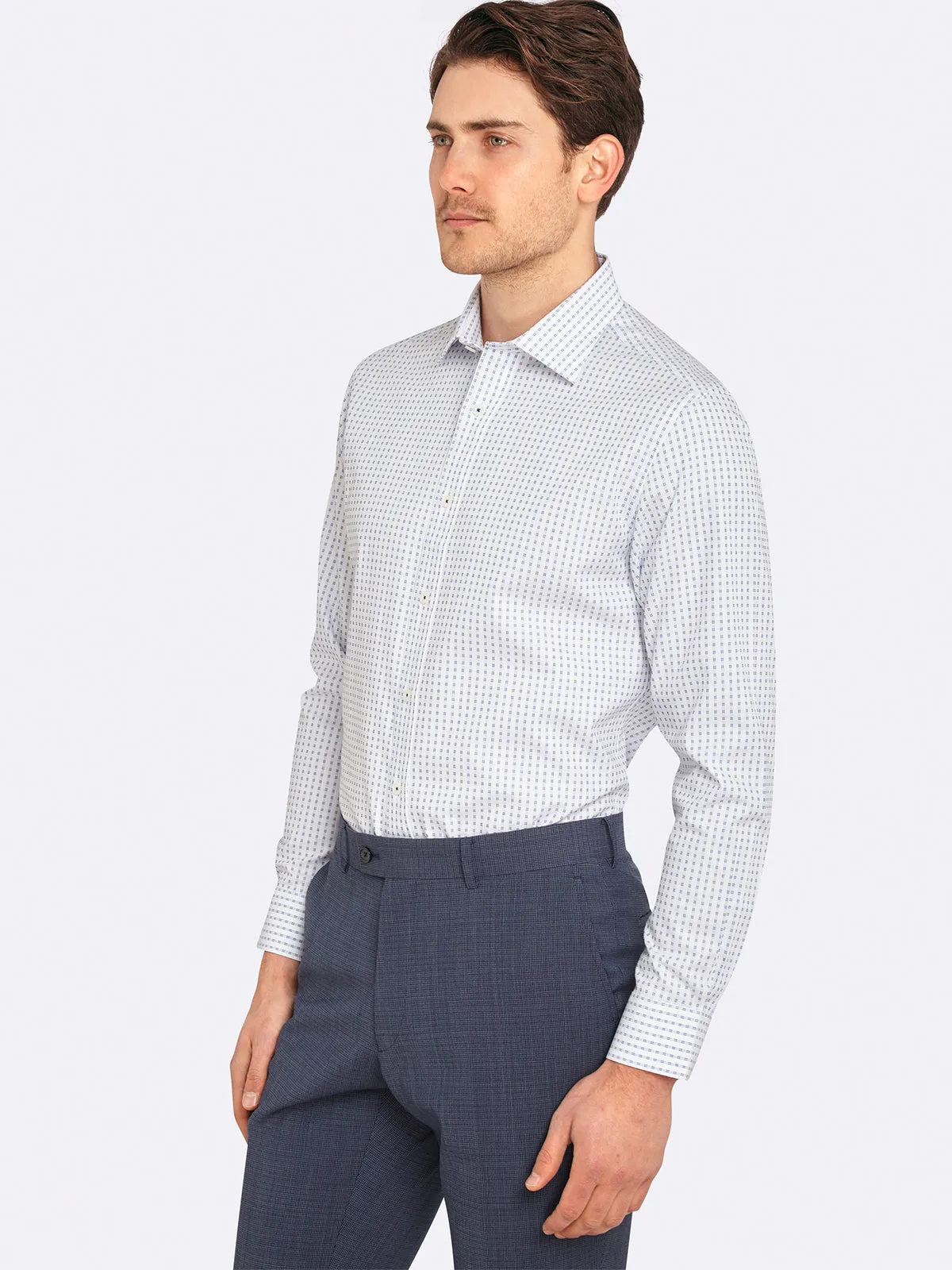 Islington Dobby Shirt sold by Oxford Shop product image thumbnail 3